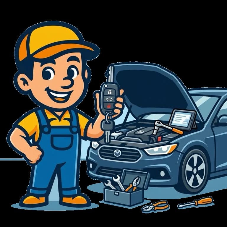 Automotive Locksmith locksmith service illustration