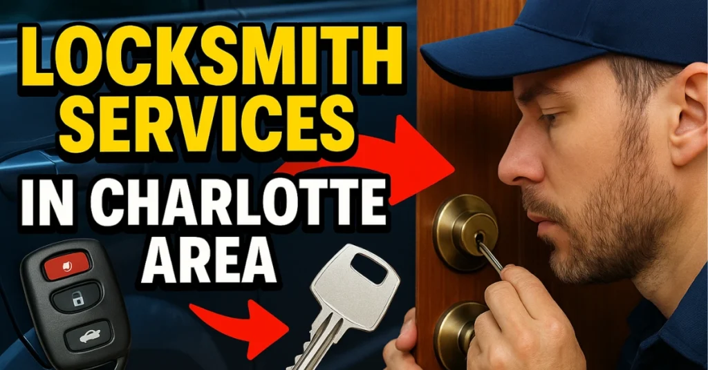 On-site key replacement and car key fob programming in Charlotte