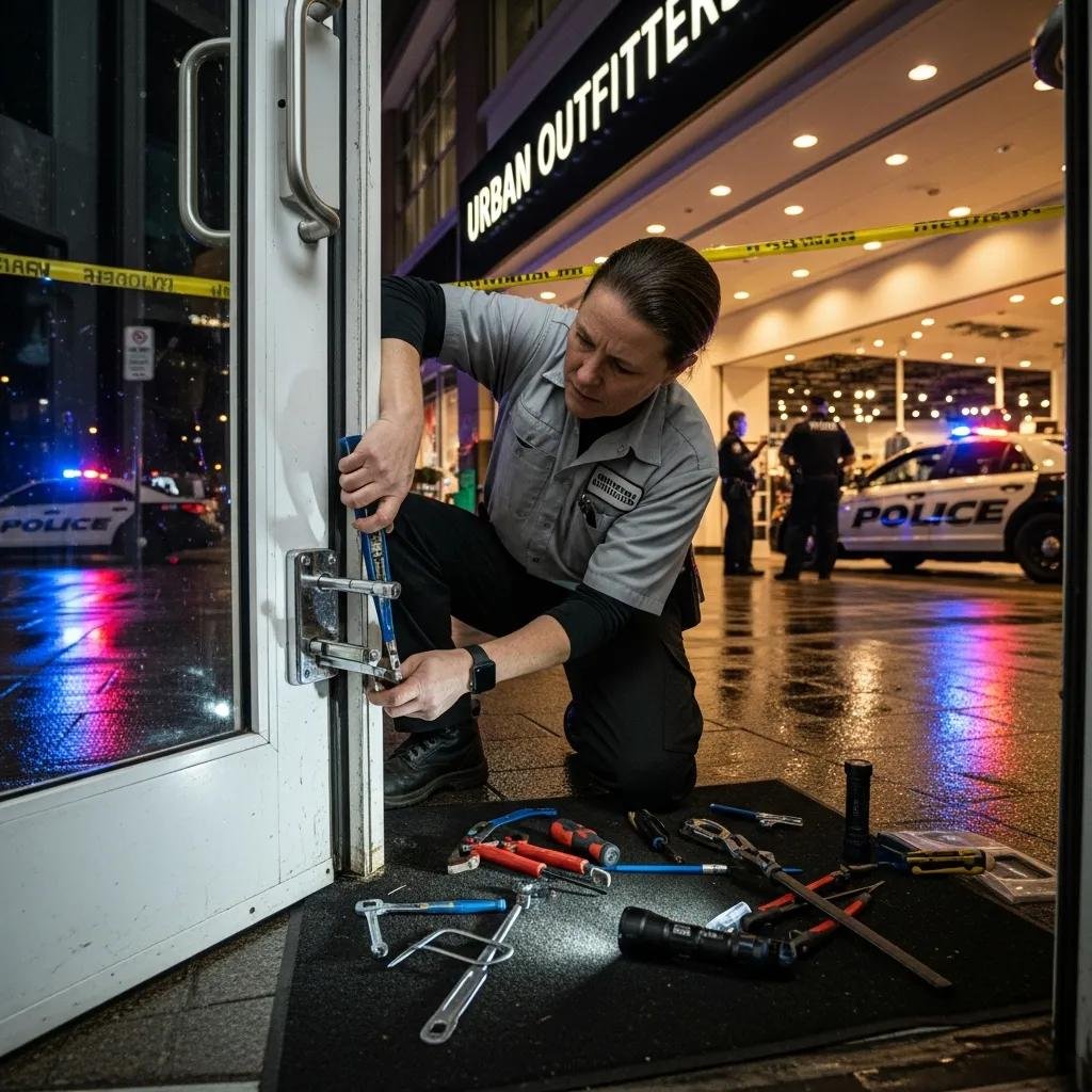 Emergency locksmith providing services to enhance retail security