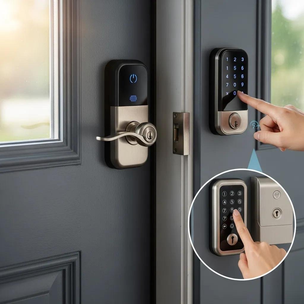 Key lockbox and smart lock as secure alternatives for key management