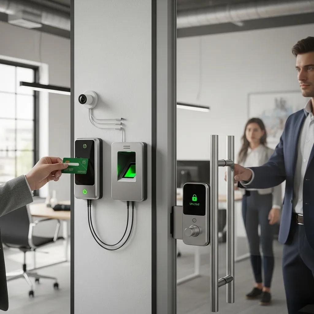 Various access control systems in use within a small business environment